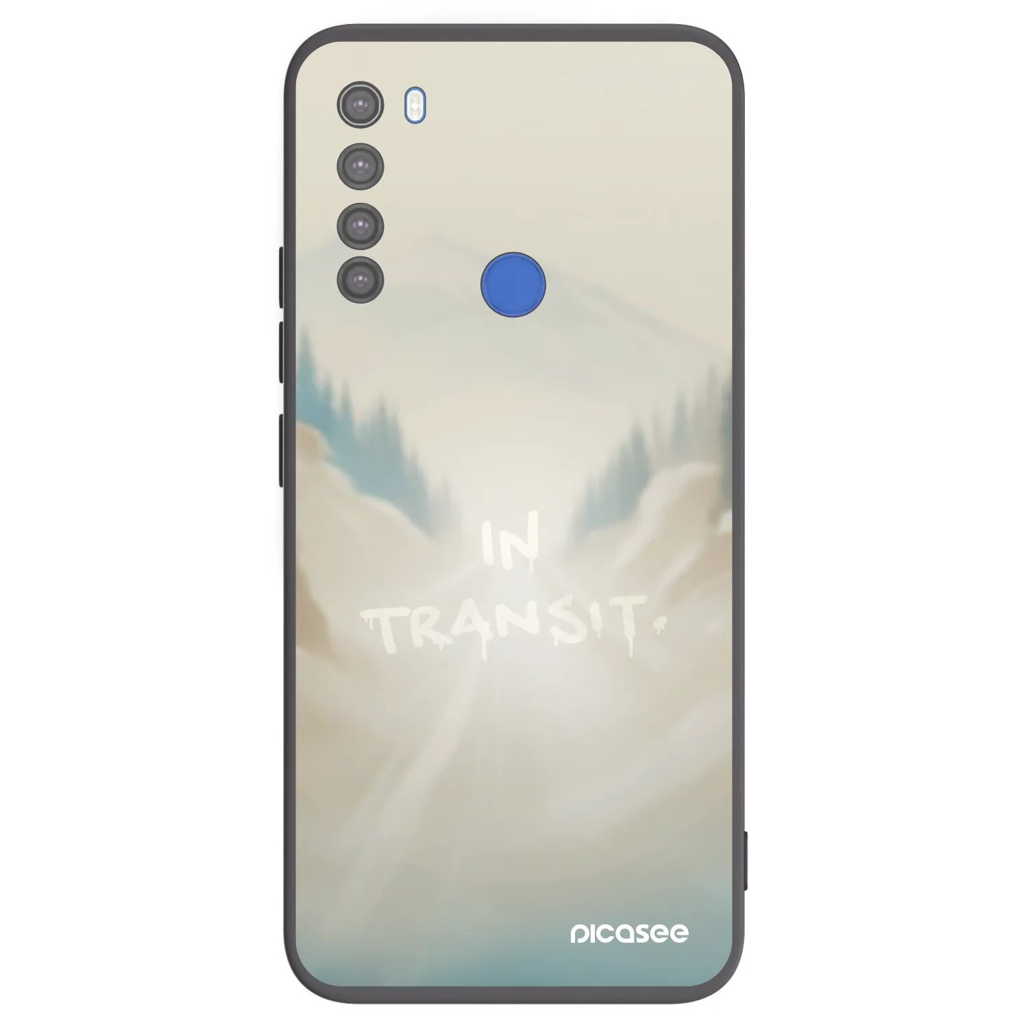 Picasee silikónový čierny obal pre Xiaomi Redmi Note 8T - IN TRANSIT
