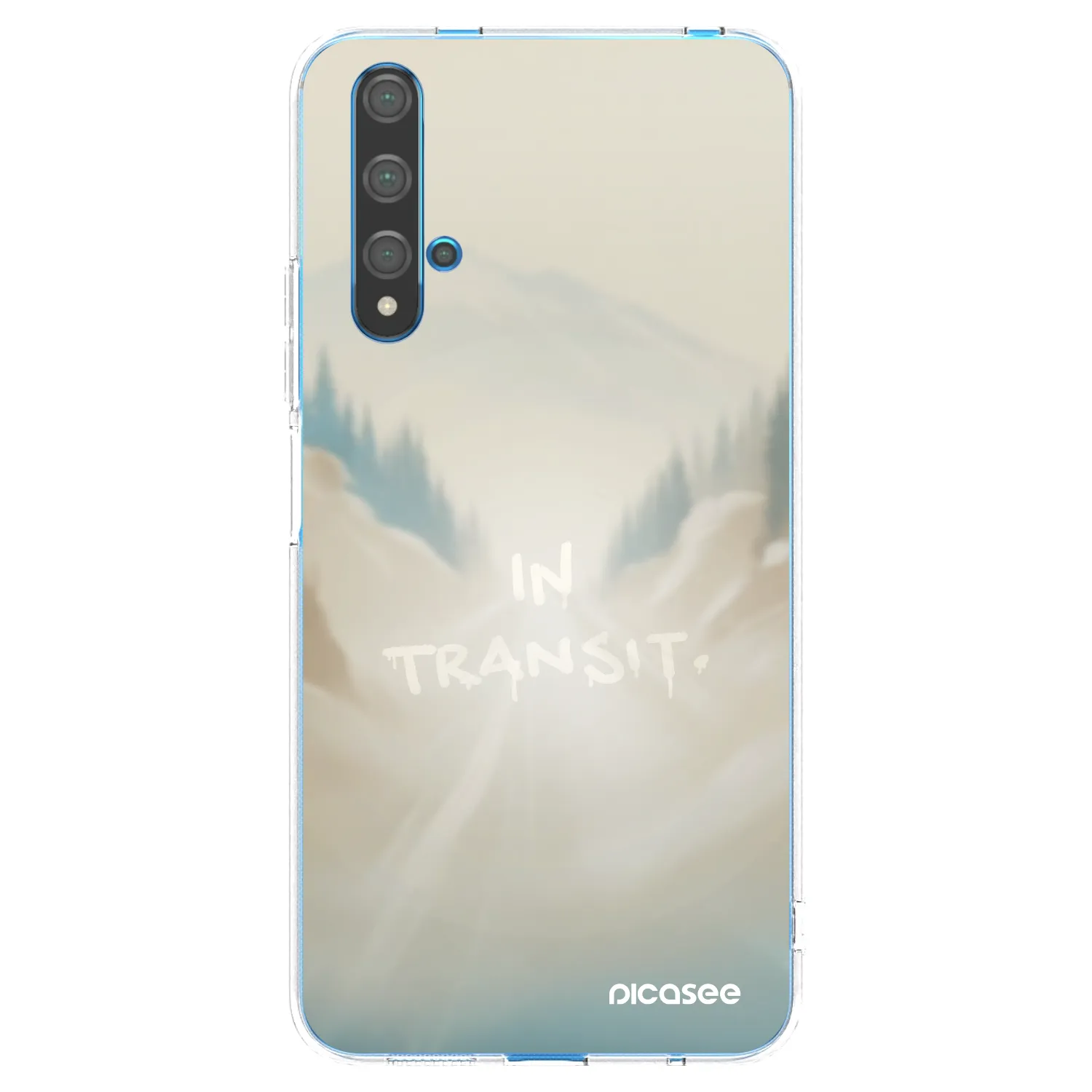 Picasee silikónový prehľadný obal pre Huawei Nova 5T - IN TRANSIT