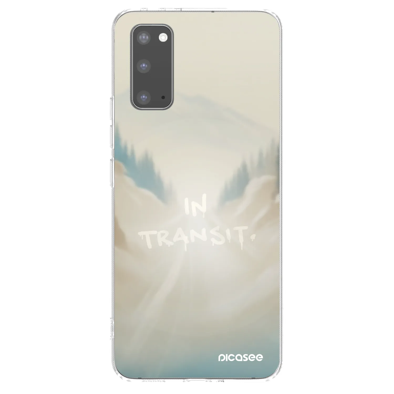 Picasee silikónový prehľadný obal pre Samsung Galaxy S20 G980F - IN TRANSIT