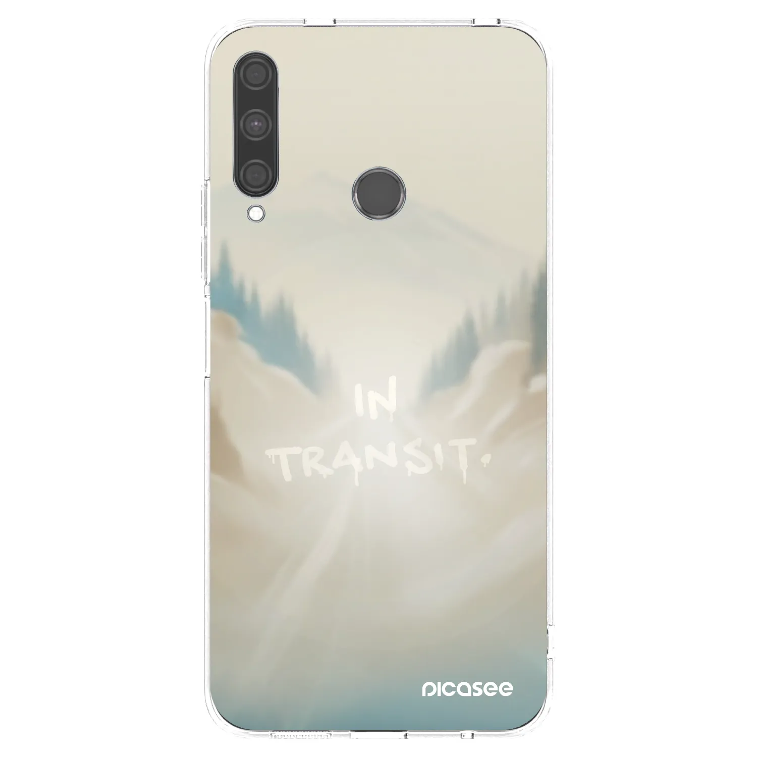 Picasee silikónový prehľadný obal pre Huawei P40 Lite E - IN TRANSIT