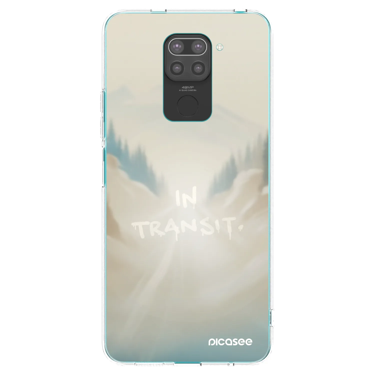 Picasee silikónový čierny obal pre Xiaomi Redmi Note 9 - IN TRANSIT