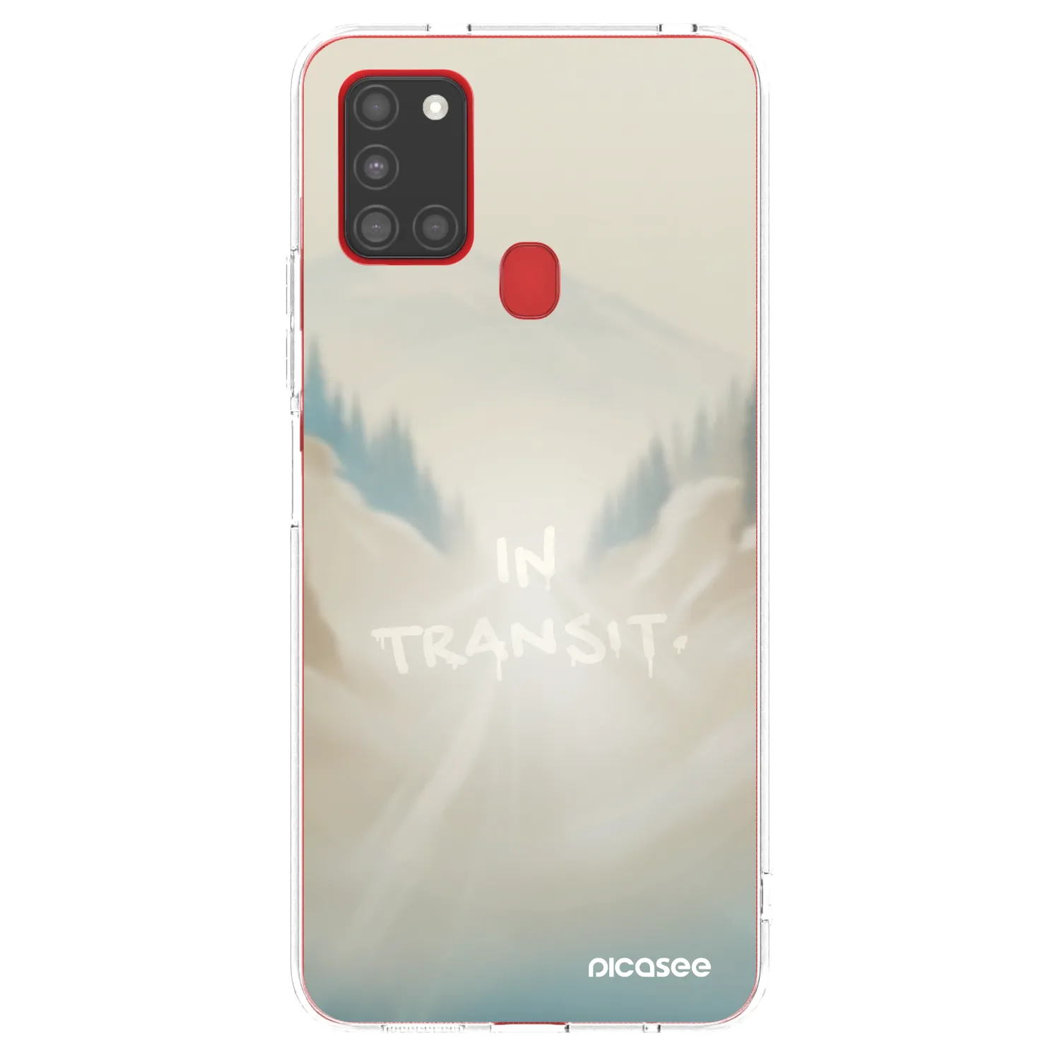 Picasee silikónový prehľadný obal pre Samsung Galaxy A21s - IN TRANSIT