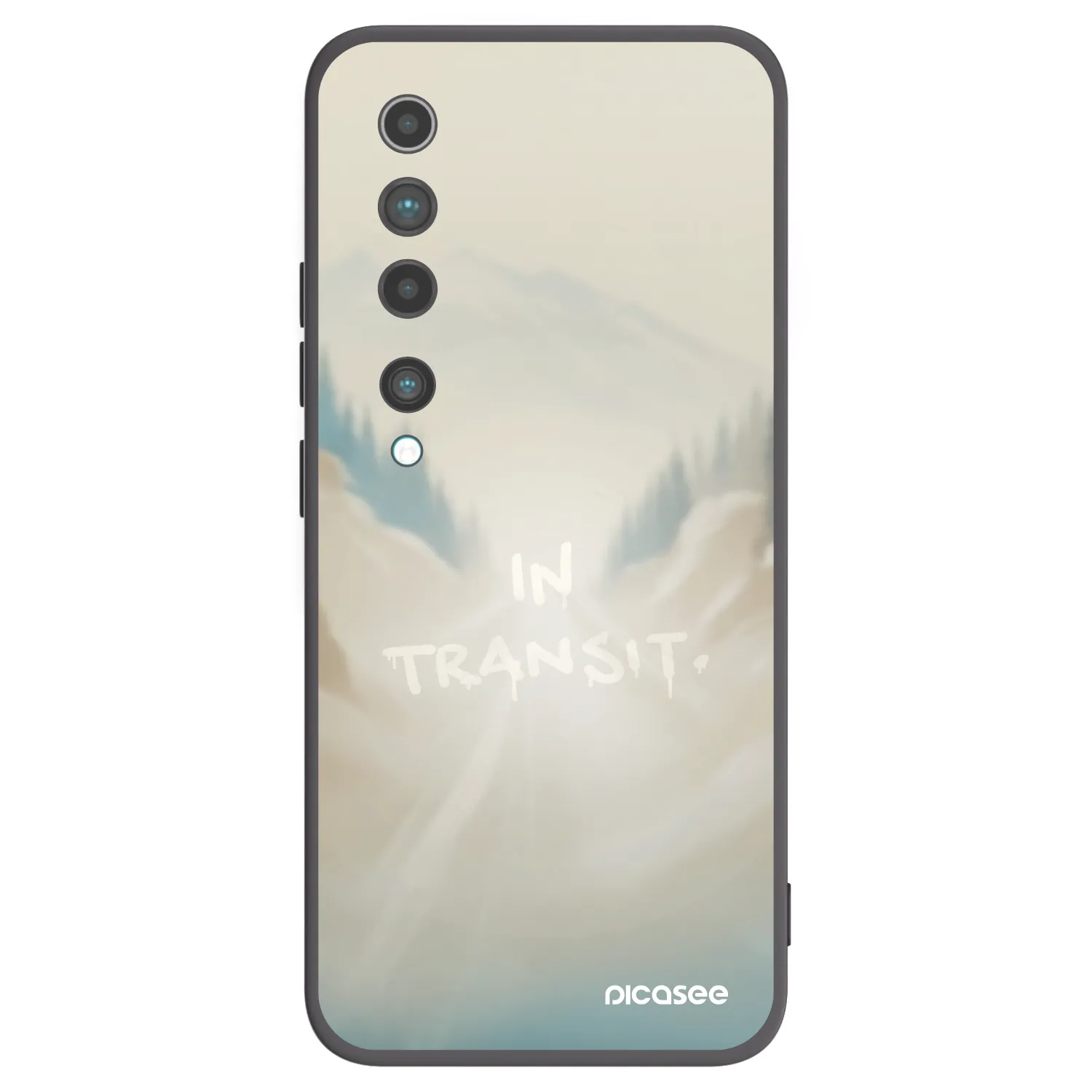 Picasee silikónový čierny obal pre Xiaomi Mi 10 - IN TRANSIT