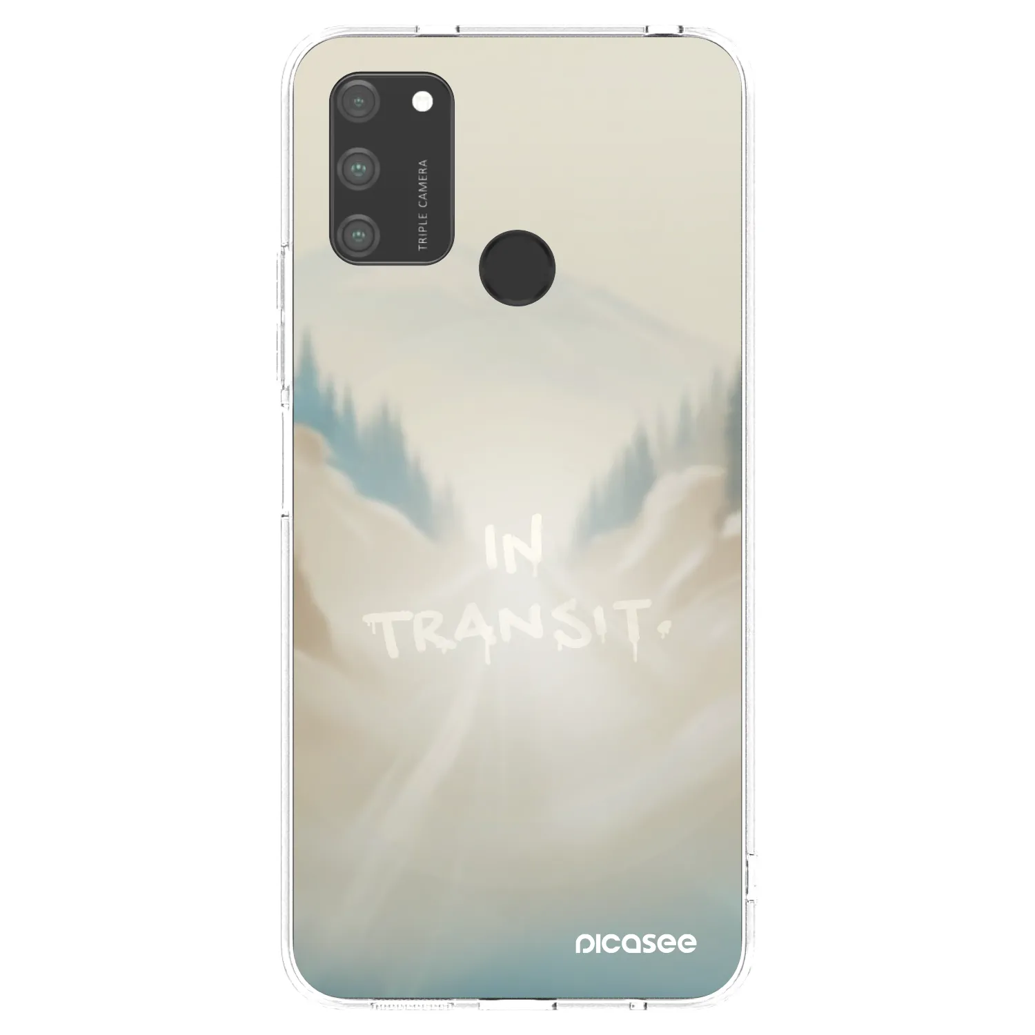 Picasee silikónový prehľadný obal pre Honor 9A - IN TRANSIT