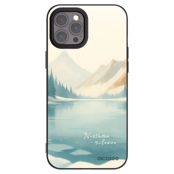 Picasee silikónový čierny obal pre Apple iPhone 12 Pro Max - NOTHERN SILENCE