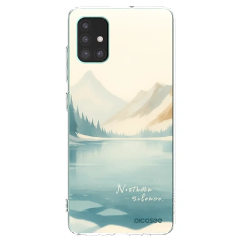Picasee silikónový prehľadný obal pre Samsung Galaxy M51 M515F - NOTHERN SILENCE