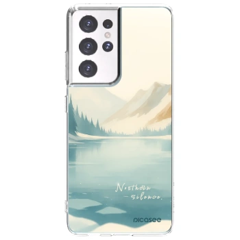 Picasee silikónový prehľadný obal pre Samsung Galaxy S21 Ultra 5G G998B - NOTHERN SILENCE