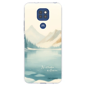 Picasee silikónový prehľadný obal pre Motorola Moto G9 Play - NOTHERN SILENCE