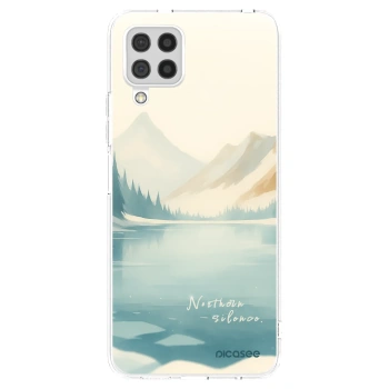 Picasee silikónový prehľadný obal pre Samsung Galaxy A22 A225F 4G - NOTHERN SILENCE