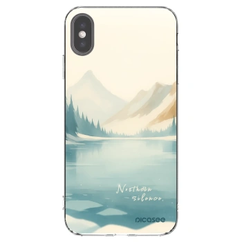 Picasee silikónový prehľadný obal pre Apple iPhone XS Max - NOTHERN SILENCE