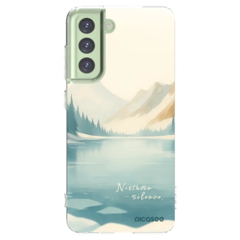 Picasee silikónový prehľadný obal pre Samsung Galaxy S21 FE 5G - NOTHERN SILENCE