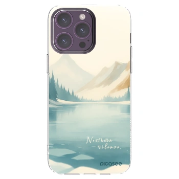 Picasee silikónový prehľadný obal pre Apple iPhone 14 Pro Max - NOTHERN SILENCE