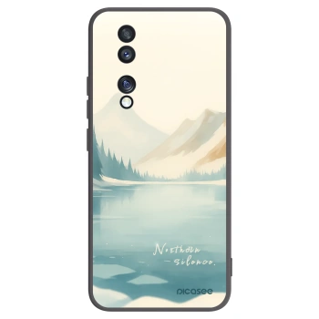 Picasee silikónový čierny obal pre Honor 70 - NOTHERN SILENCE