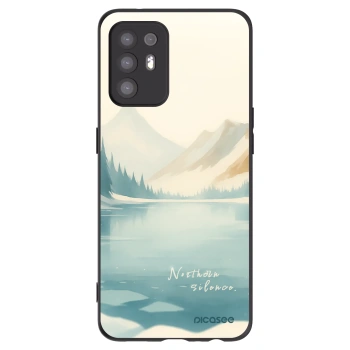 Picasee silikónový čierny obal pre OPPO A94 5G - NOTHERN SILENCE