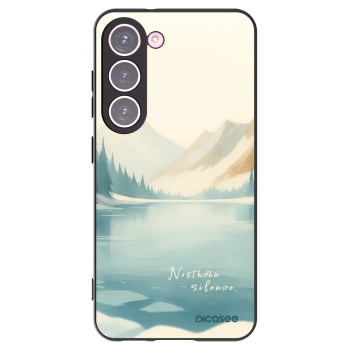 Picasee silikónový čierny obal pre Samsung Galaxy S23 5G - NOTHERN SILENCE