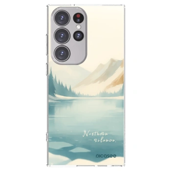 Picasee silikónový prehľadný obal pre Samsung Galaxy S23 Ultra 5G - NOTHERN SILENCE
