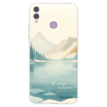 Picasee silikónový prehľadný obal pre Honor 8X - NOTHERN SILENCE