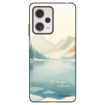 Picasee silikónový čierny obal pre Xiaomi Redmi Note 12 Pro+ 5G - NOTHERN SILENCE