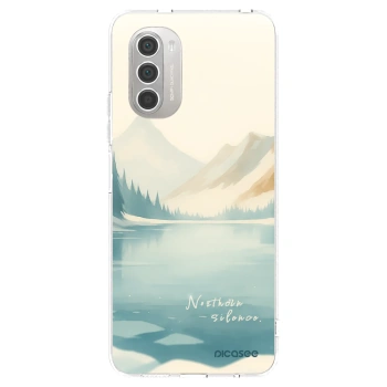Picasee silikónový prehľadný obal pre Motorola Moto G51 - NOTHERN SILENCE