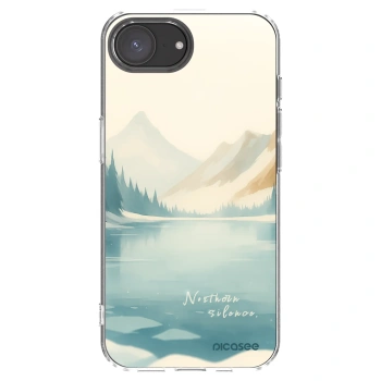 Picasee silikónový prehľadný obal pre Apple iPhone 16e - NOTHERN SILENCE