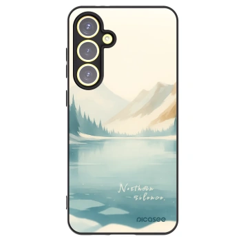 Picasee silikónový čierny obal pre Samsung Galaxy S24 FE S721B - NOTHERN SILENCE
