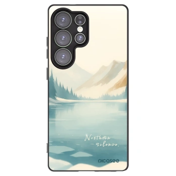 Picasee silikónový čierny obal pre Samsung Galaxy S25 Ultra 5G - NOTHERN SILENCE