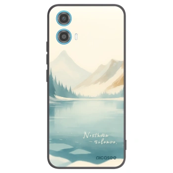 Picasee silikónový čierny obal pre Motorola Moto G34 5G - NOTHERN SILENCE