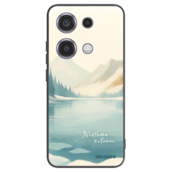 Picasee silikónový čierny obal pre Xiaomi Redmi Note 14S - NOTHERN SILENCE