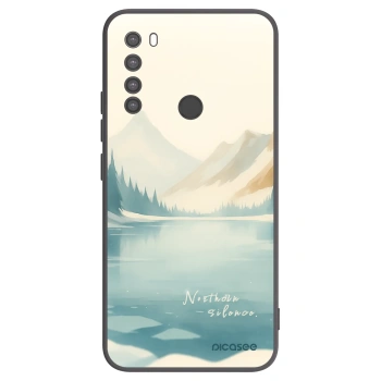 Picasee silikónový čierny obal pre Xiaomi Redmi Note 8 - NOTHERN SILENCE