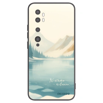 Picasee silikónový čierny obal pre Xiaomi Mi Note 10 (Pro) - NOTHERN SILENCE
