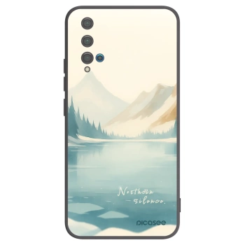Picasee silikónový čierny obal pre Huawei Nova 5T - NOTHERN SILENCE