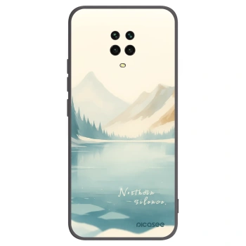 Picasee silikónový čierny obal pre Xiaomi Redmi Note 9 Pro - NOTHERN SILENCE