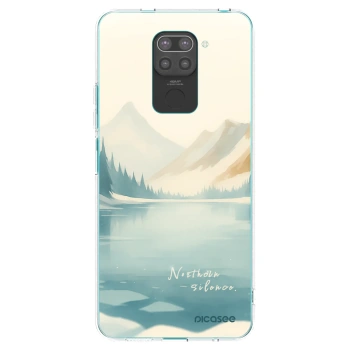 Picasee silikónový čierny obal pre Xiaomi Redmi Note 9 - NOTHERN SILENCE