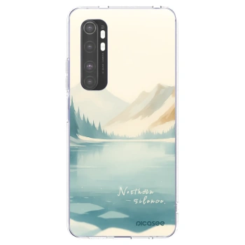 Picasee silikónový prehľadný obal pre Xiaomi Mi Note 10 Lite - NOTHERN SILENCE