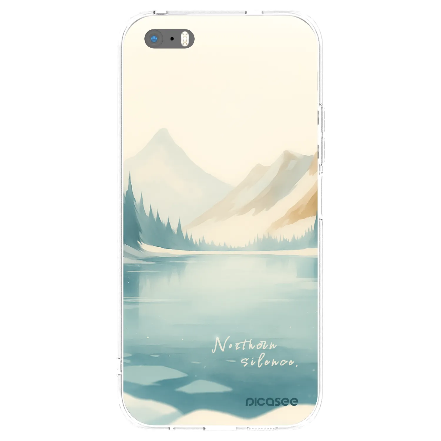 Picasee silikónový prehľadný obal pre Apple iPhone 5/5S/SE - NOTHERN SILENCE