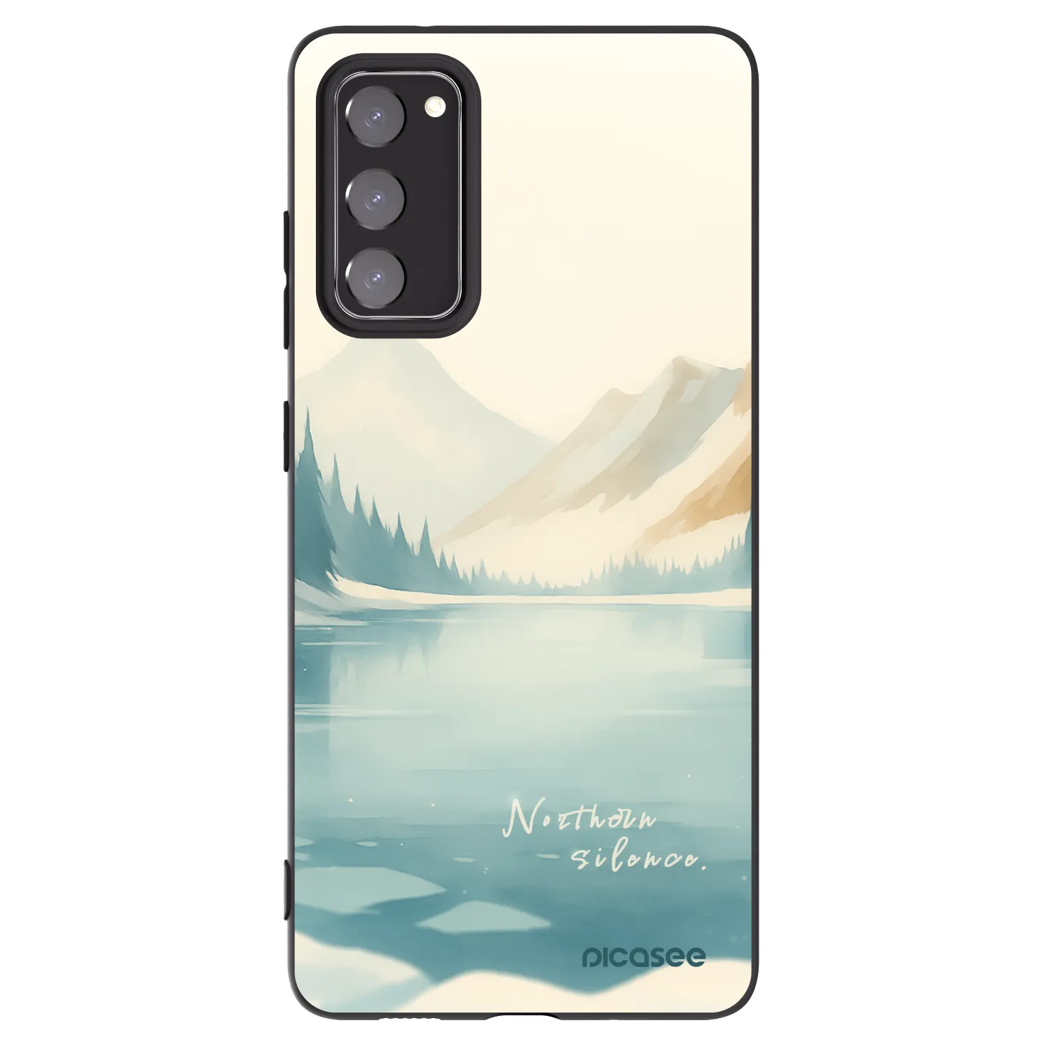 Picasee silikónový čierny obal pre Samsung Galaxy S20 FE - NOTHERN SILENCE