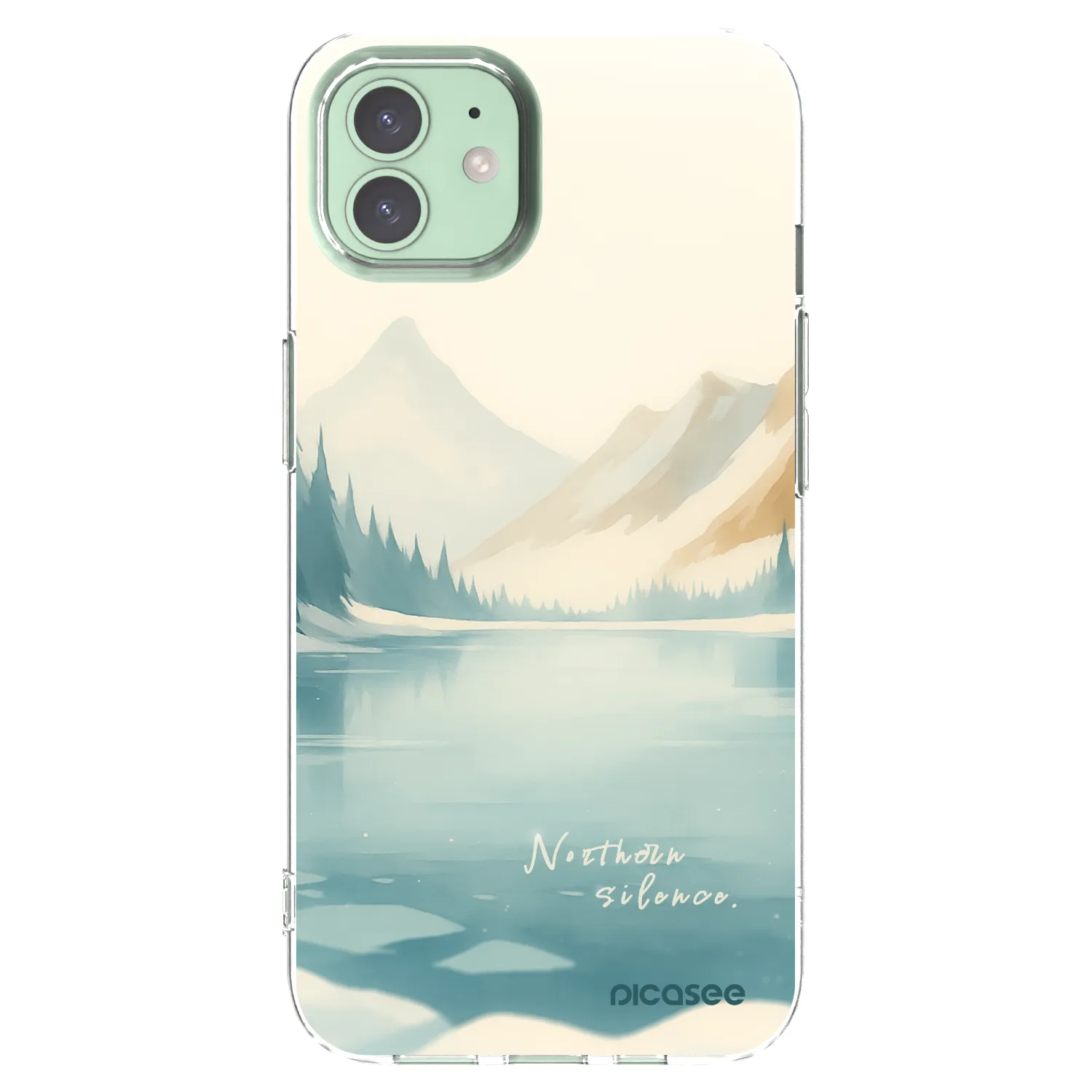 Picasee silikónový prehľadný obal pre Apple iPhone 12 - NOTHERN SILENCE