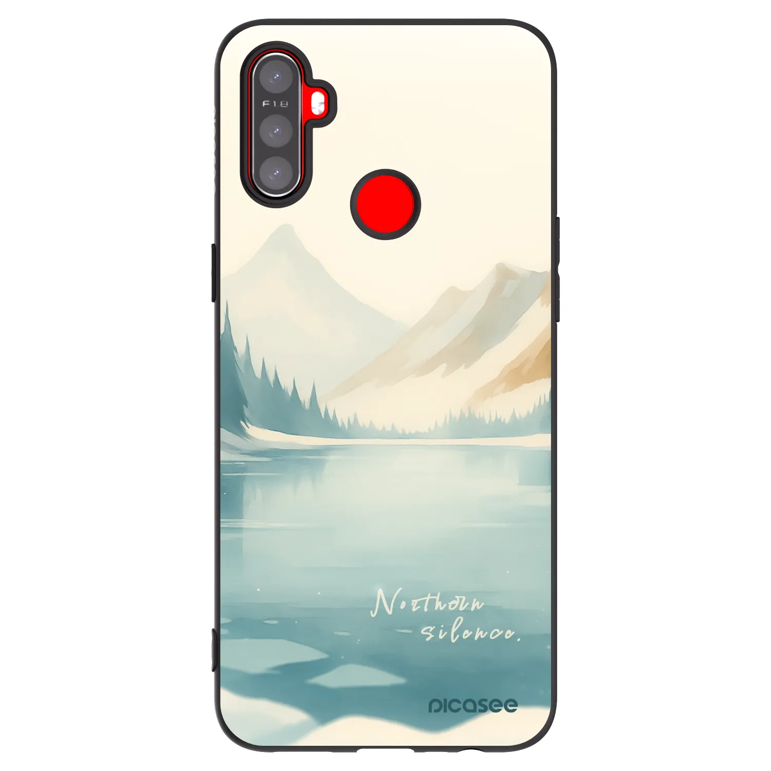 Picasee silikónový čierny obal pre Realme C3 - NOTHERN SILENCE