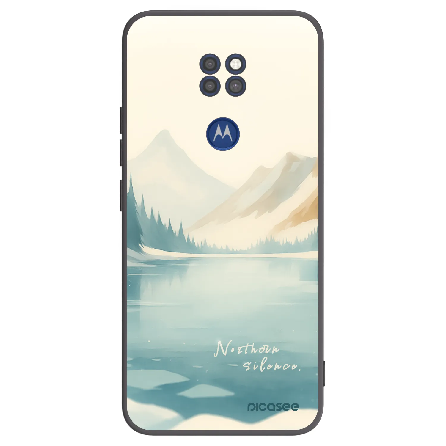 Picasee silikónový čierny obal pre Motorola Moto G9 Play - NOTHERN SILENCE