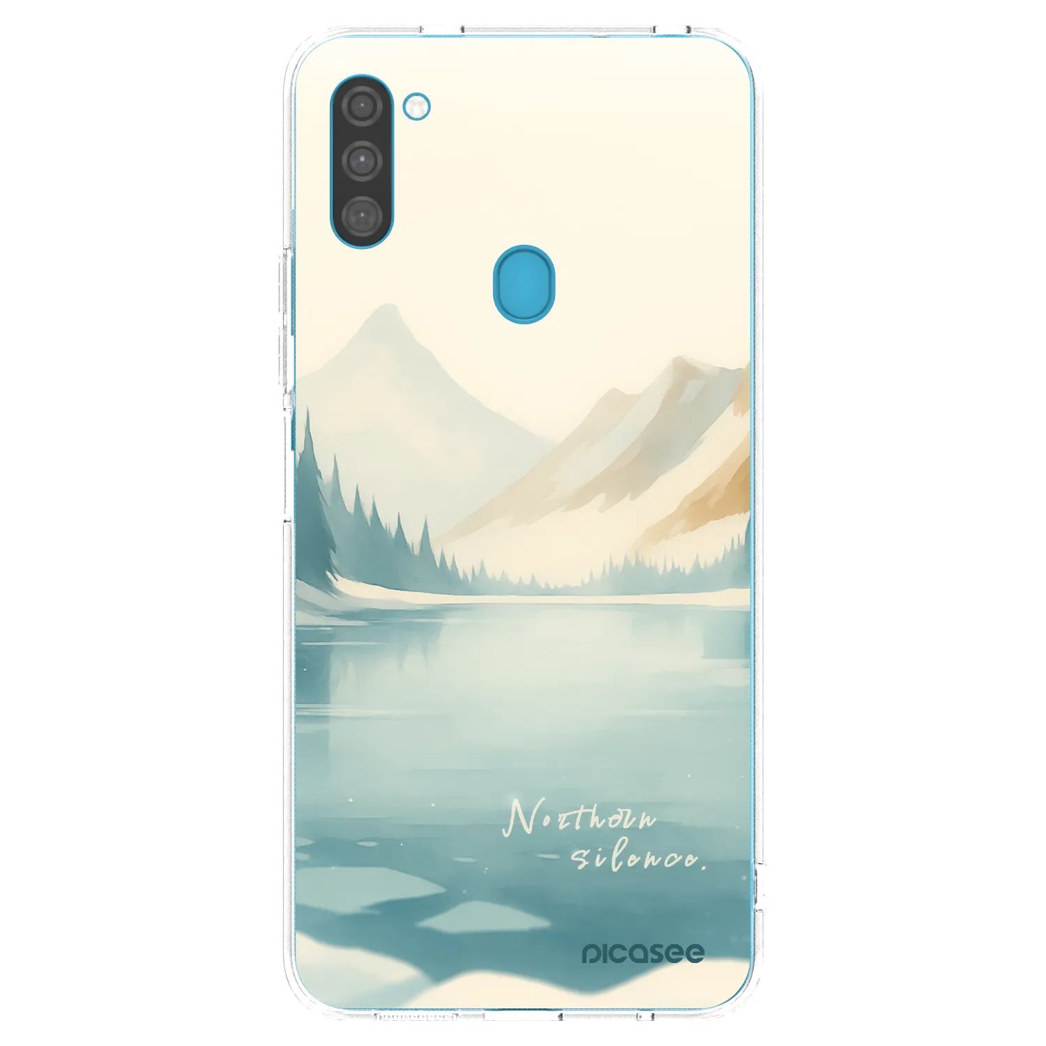 Picasee silikónový prehľadný obal pre Samsung Galaxy M11 - NOTHERN SILENCE