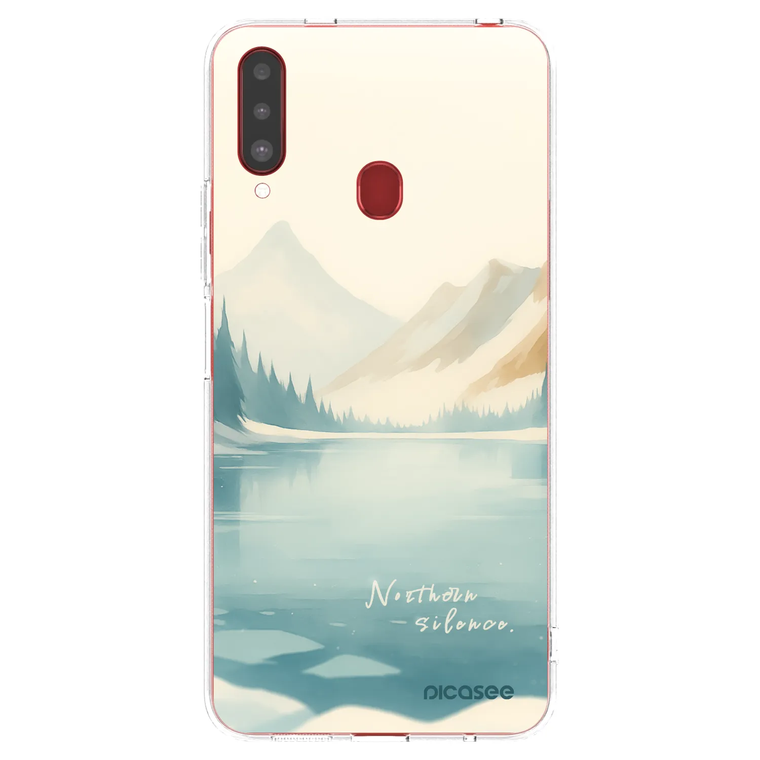 Picasee silikónový prehľadný obal pre Samsung Galaxy A20s - NOTHERN SILENCE
