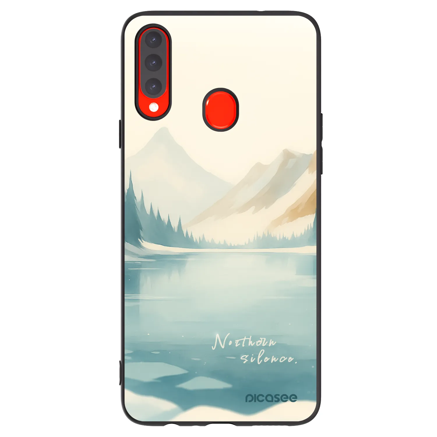 Picasee silikónový čierny obal pre Samsung Galaxy A20s - NOTHERN SILENCE