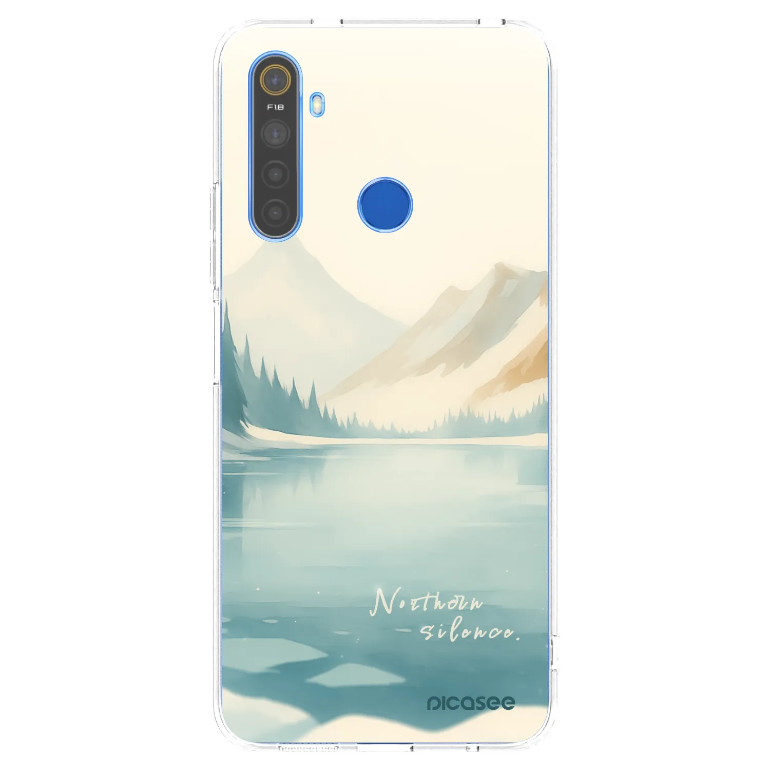 Picasee silikónový prehľadný obal pre Realme 5 - NOTHERN SILENCE