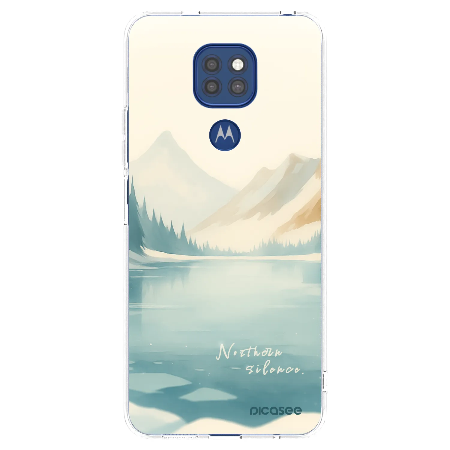 Silikónový prehľadný obal pre Motorola Moto G9 Play - NOTHERN SILENCE