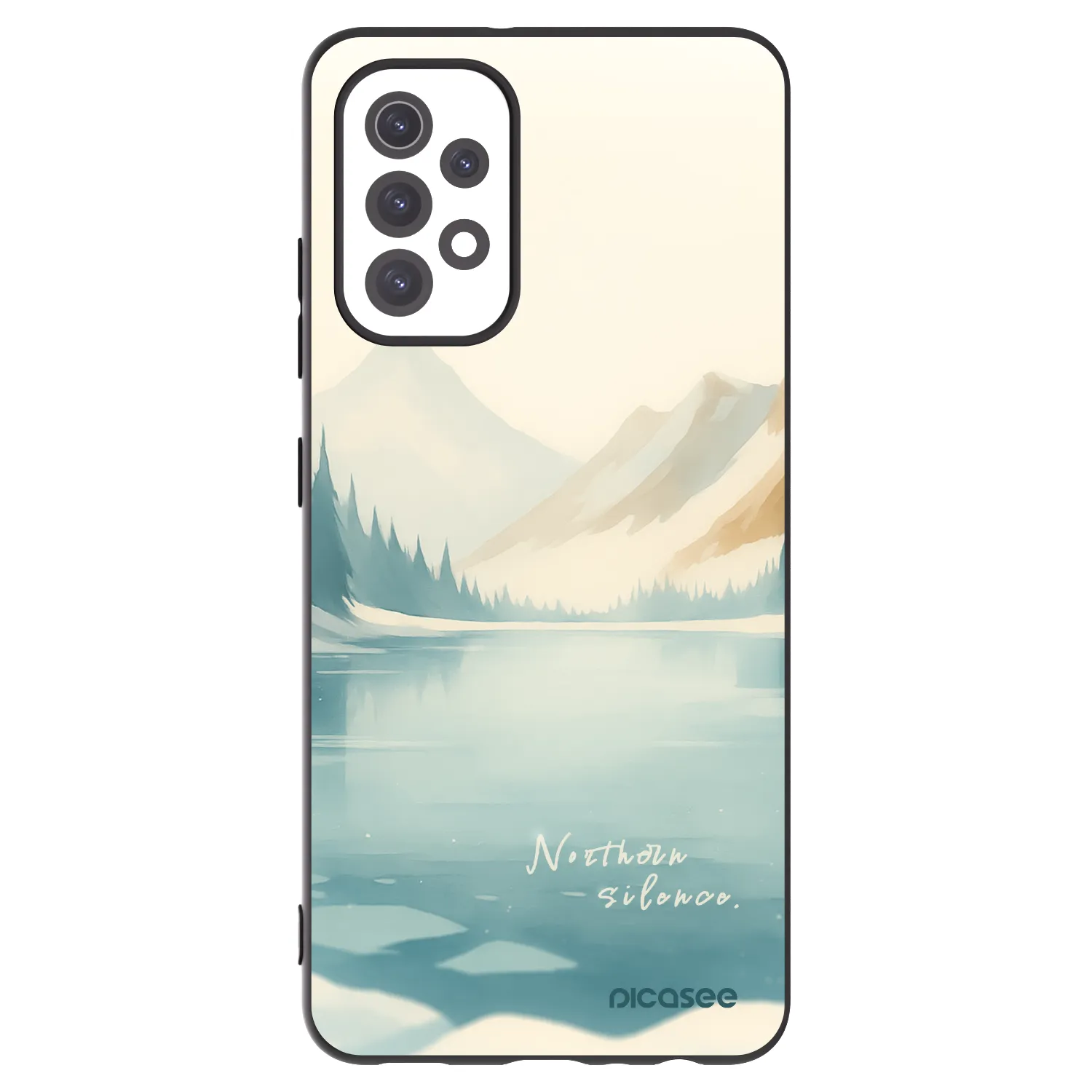 Picasee silikónový čierny obal pre Samsung Galaxy A32 5G A326B - NOTHERN SILENCE