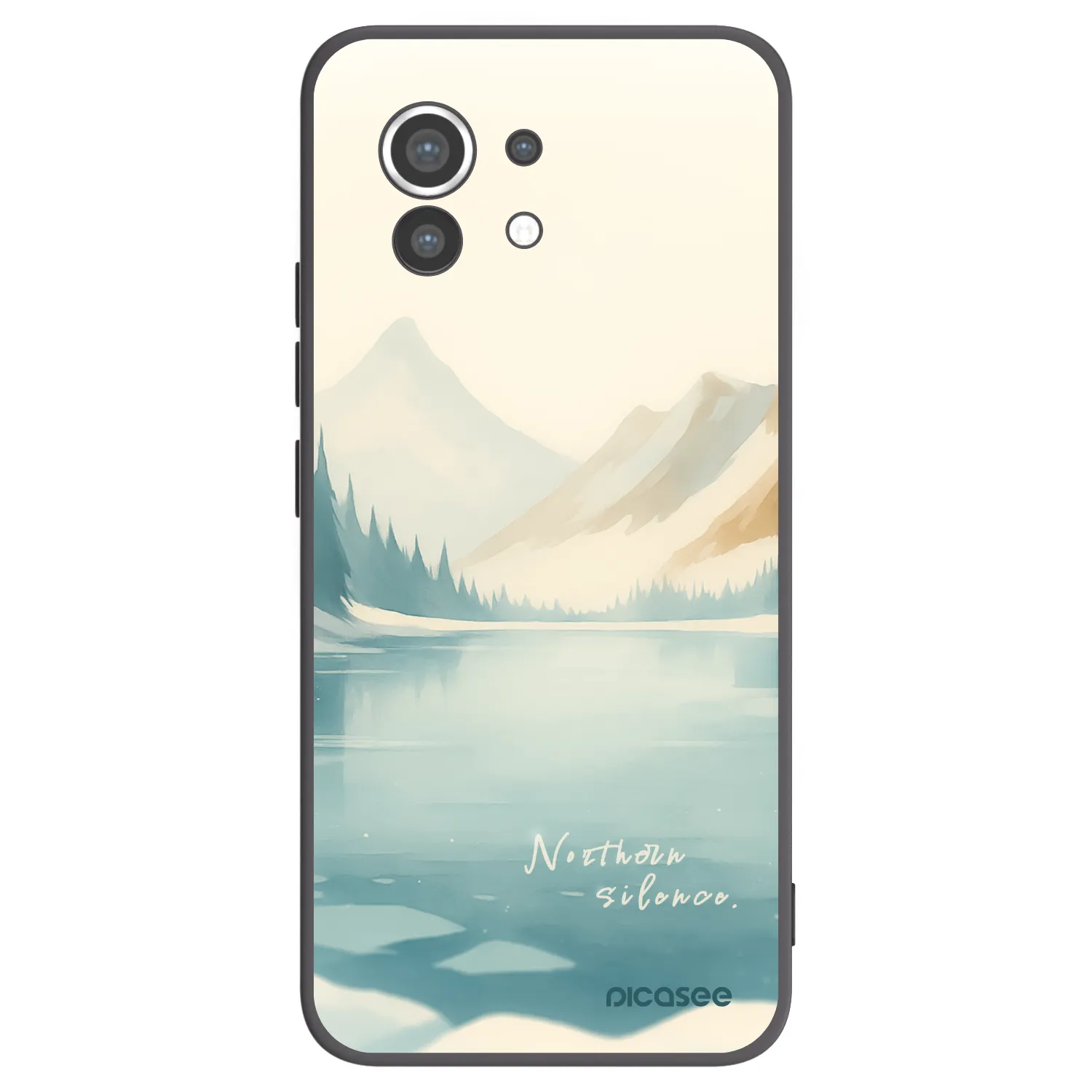 Picasee silikónový čierny obal pre Xiaomi Mi 11 - NOTHERN SILENCE