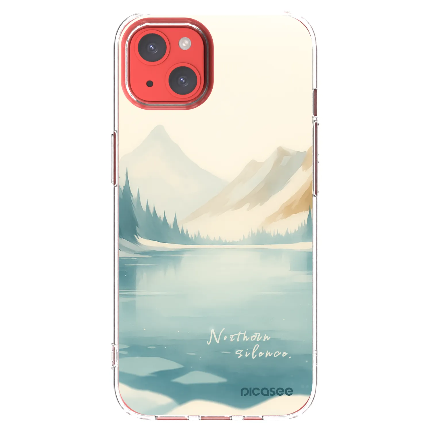 Picasee silikónový prehľadný obal pre Apple iPhone 13 - NOTHERN SILENCE