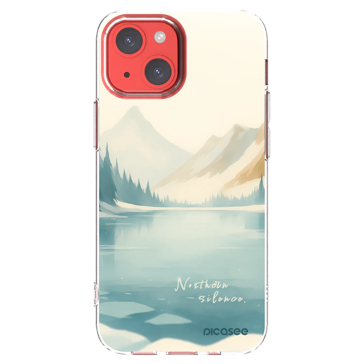 Picasee silikónový prehľadný obal pre Apple iPhone 13 mini - NOTHERN SILENCE