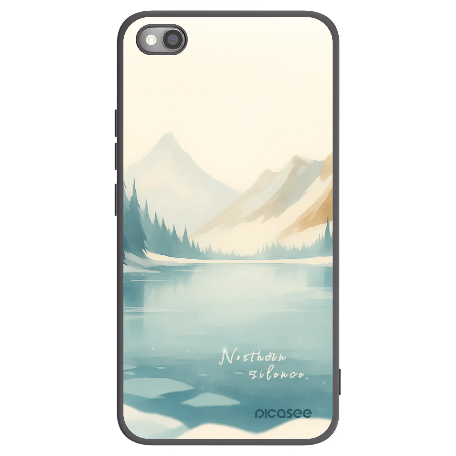 Picasee silikónový čierny obal pre Xiaomi Redmi Note 11S 5G - NOTHERN SILENCE