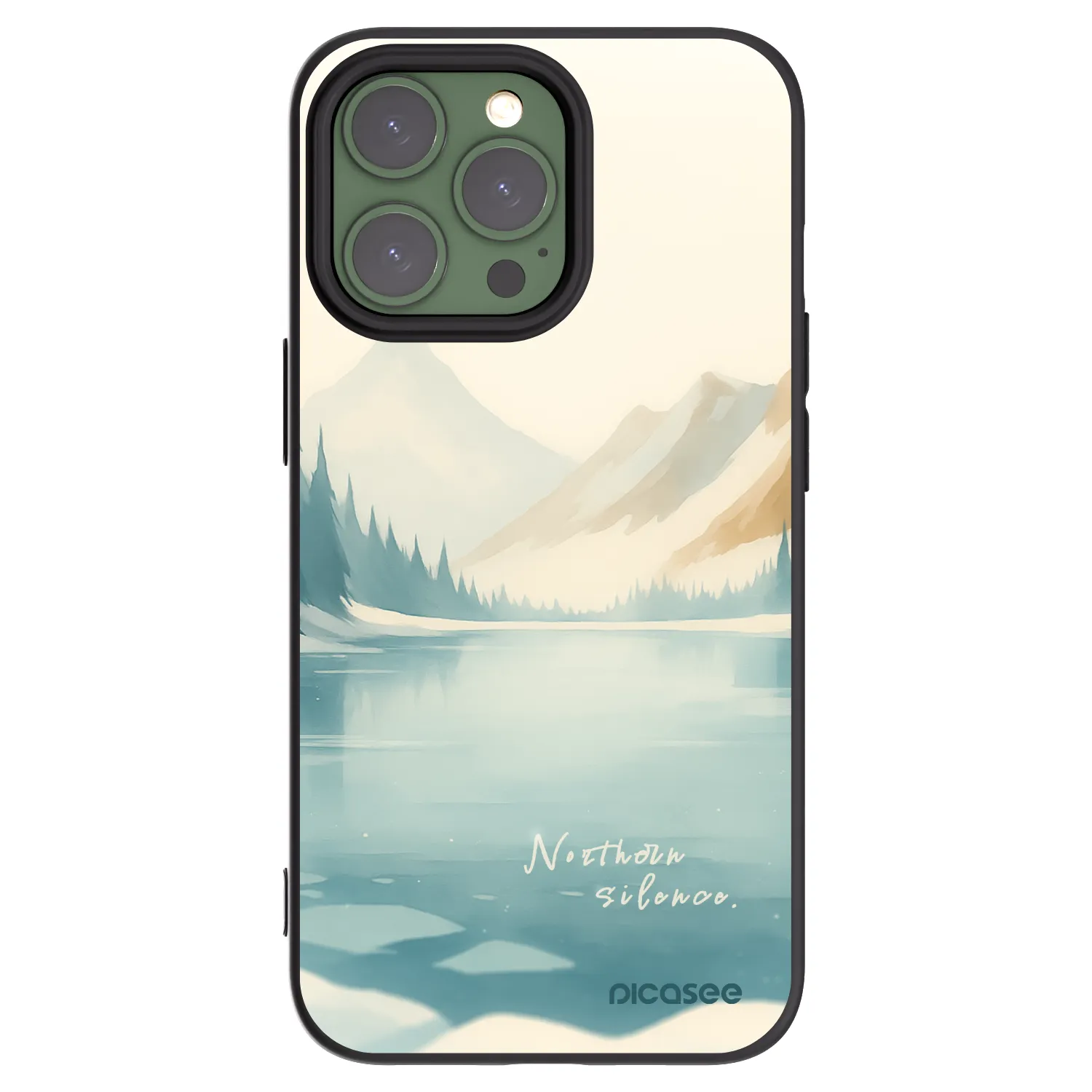 Picasee silikónový čierny obal pre Apple iPhone 13 Pro - NOTHERN SILENCE